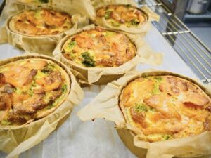 Quiche Saumon broccoli maison