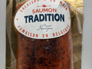 Cœur de Saumon fumé au 10 poivres (+/- 200gr)